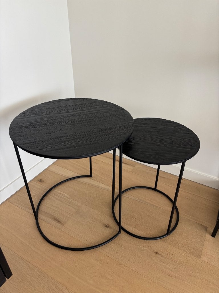 Set bijzettafeltjes, Maison & Meubles, Tables | Tables d'appoint, Enlèvement, Comme neuf
