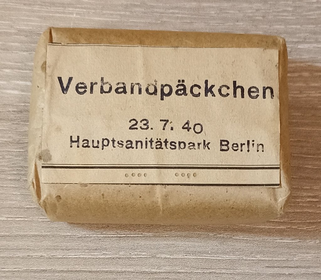 Pansement individuel Allemand  du 23-07-1940 ww2, Collections, Objets militaires | Seconde Guerre mondiale, Envoi, Armée de terre