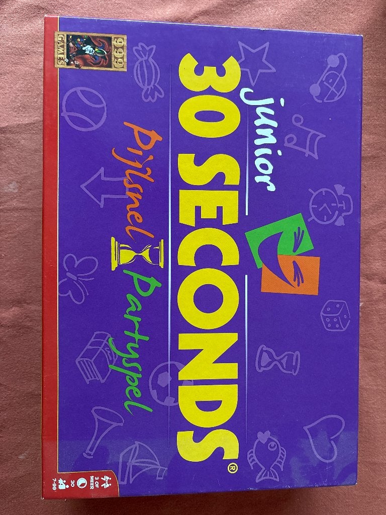 Gezelschapsspel junior 30 Seconds, Drie of vier spelers, Ophalen, Nieuw, 999 games