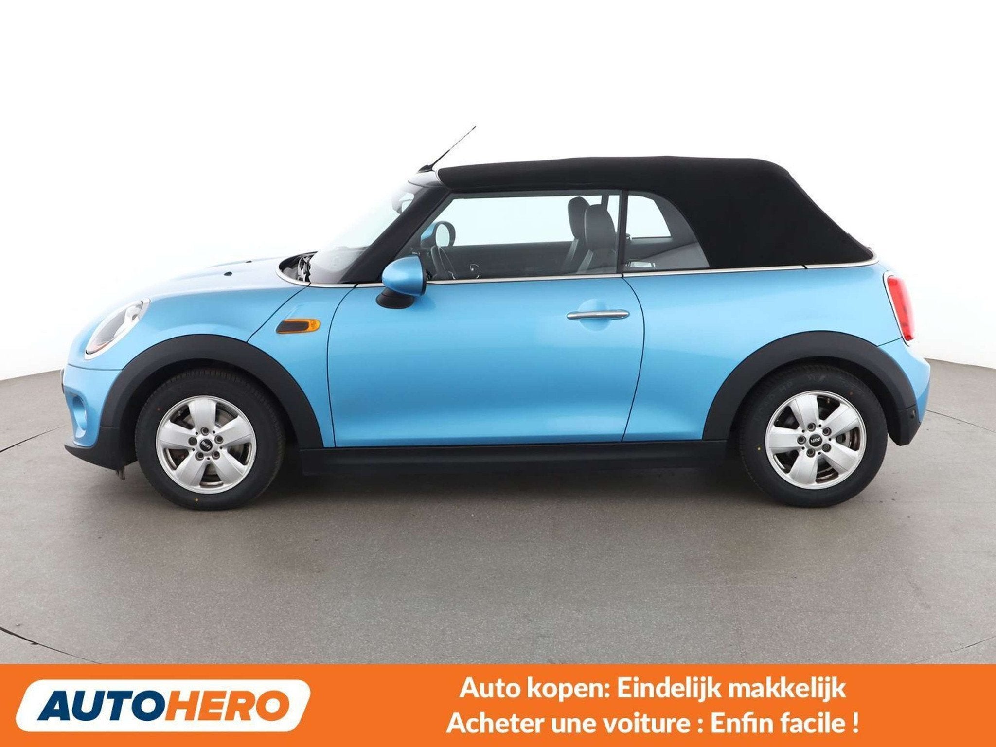MINI Cooper Cabrio Cooper (bj 2016), Auto's, 4 zetels, Gebruikt, Zwart, Cabriolet