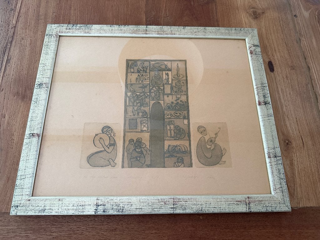 Ets, Antiquités & Art, Art | Peinture | Classique, Enlèvement, Encadré