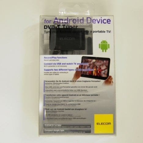 Maak van je Android een TV – Elecom DVB-T Tuner (nieuw), Enlèvement ou Envoi, Neuf