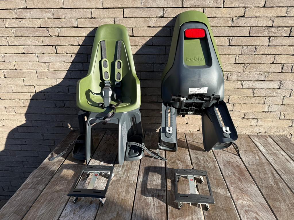 Bobike maxi one E-BD olive green, Ophalen, Zo goed als nieuw