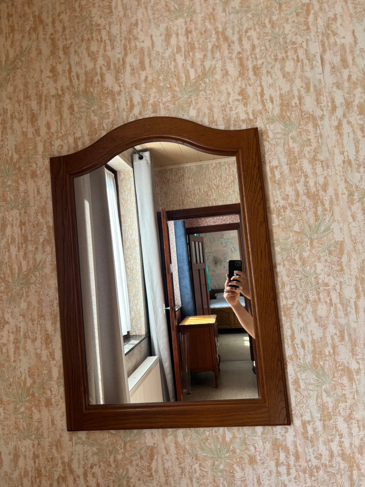 Miroir, Maison & Meubles, Enlèvement, Comme neuf, 50 à 75 cm, Moins de 100 cm