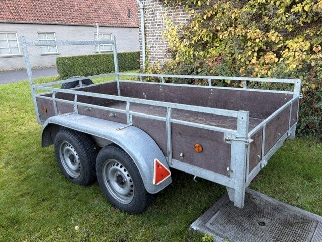Aanhangwagen Custafer met Afdekzeil - 2 Assen - 255 x 132cm, Auto diversen, Ophalen, Gebruikt
