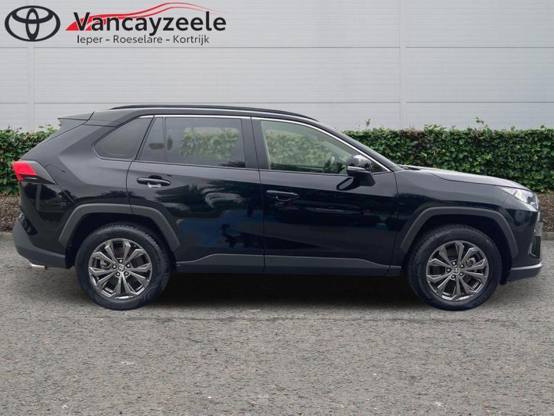 Toyota RAV-4 Dynamic Plus+cam+nav+sens V+A, Auto's, Toyota, 161 kW, Zwart, 5 deurs, Hybride Elektrisch/Benzine