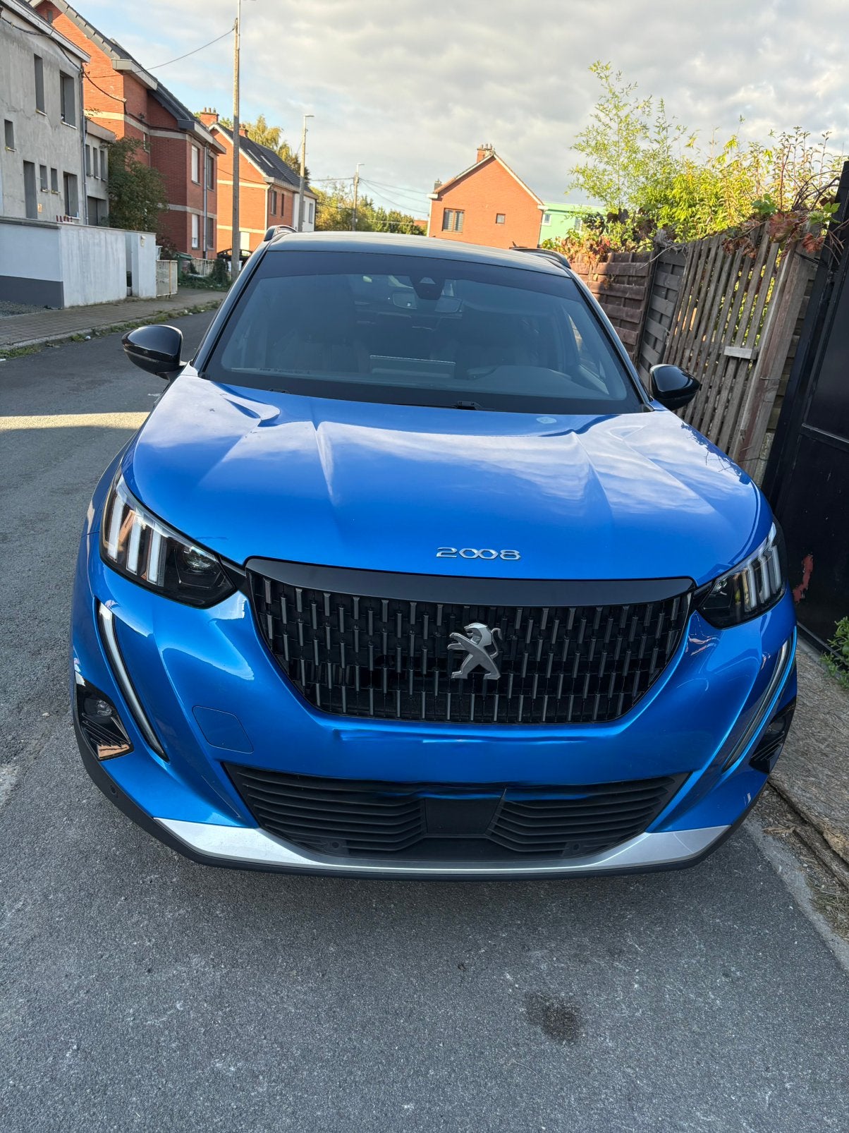 Peugeot 2008 gt line, Auto's, 9 kW, Blauw, Leder, 5 deurs