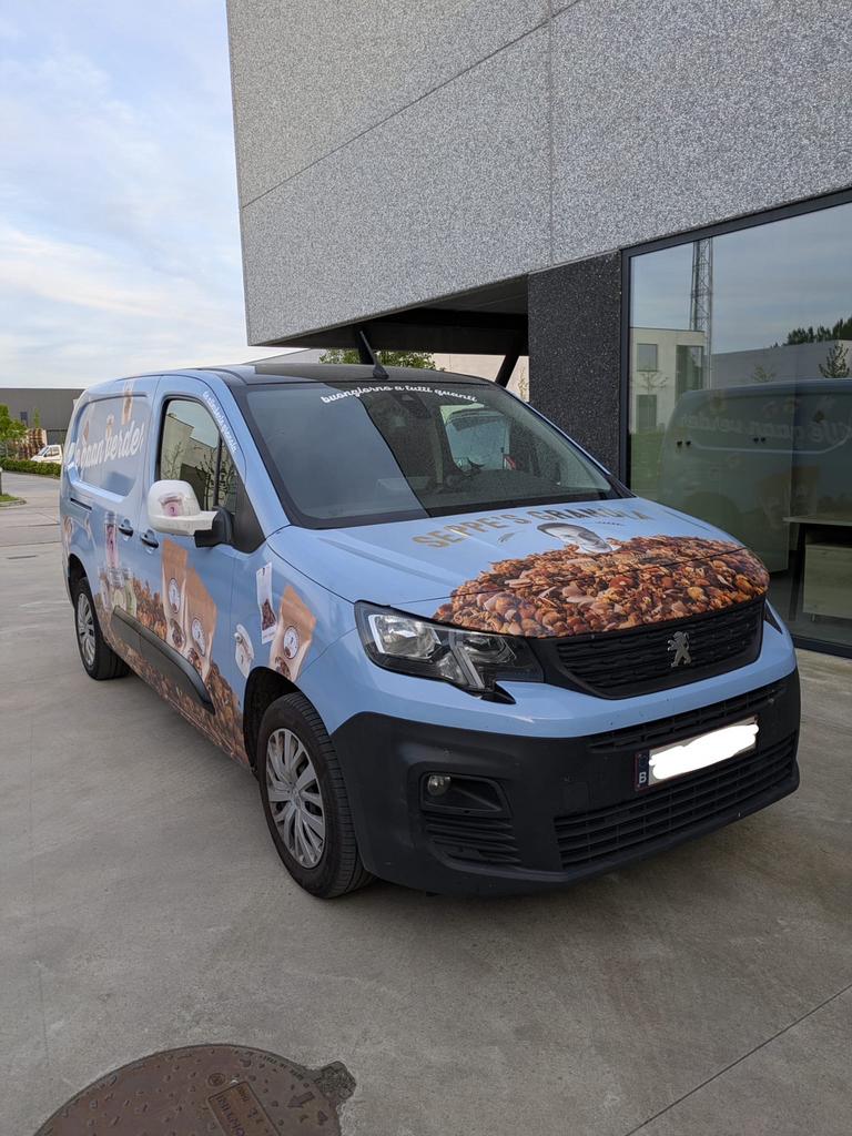 Peugeot PARTNER 1.6 HDI 2019, Auto's, Voorwielaandrijving, Stof, Zwart, Bedrijf