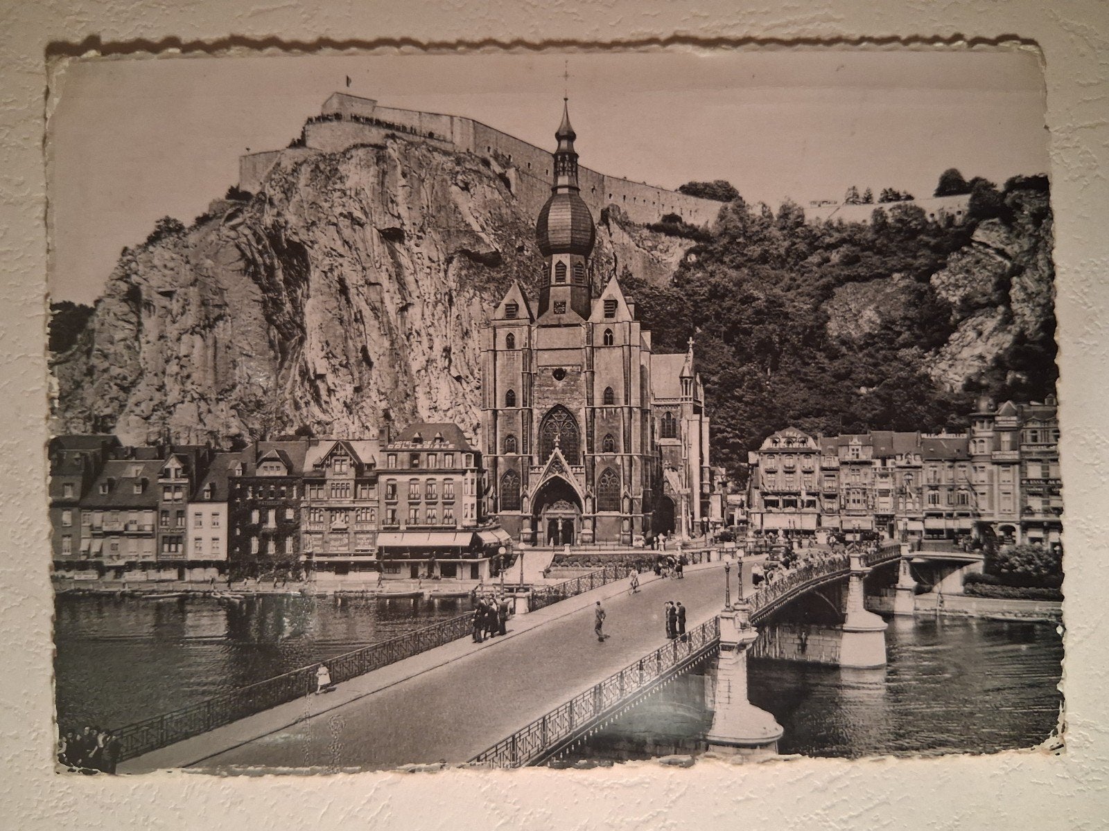 vintage Postkaart De Kerk en Citadelle van Dinant, Enlèvement ou Envoi
