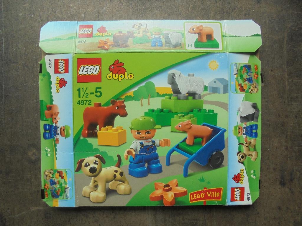 Lego Duplo Box 4972 (zie foto's), Kinderen en Baby's, Speelgoed | Duplo en Lego, Verzenden, Gebruikt, Duplo