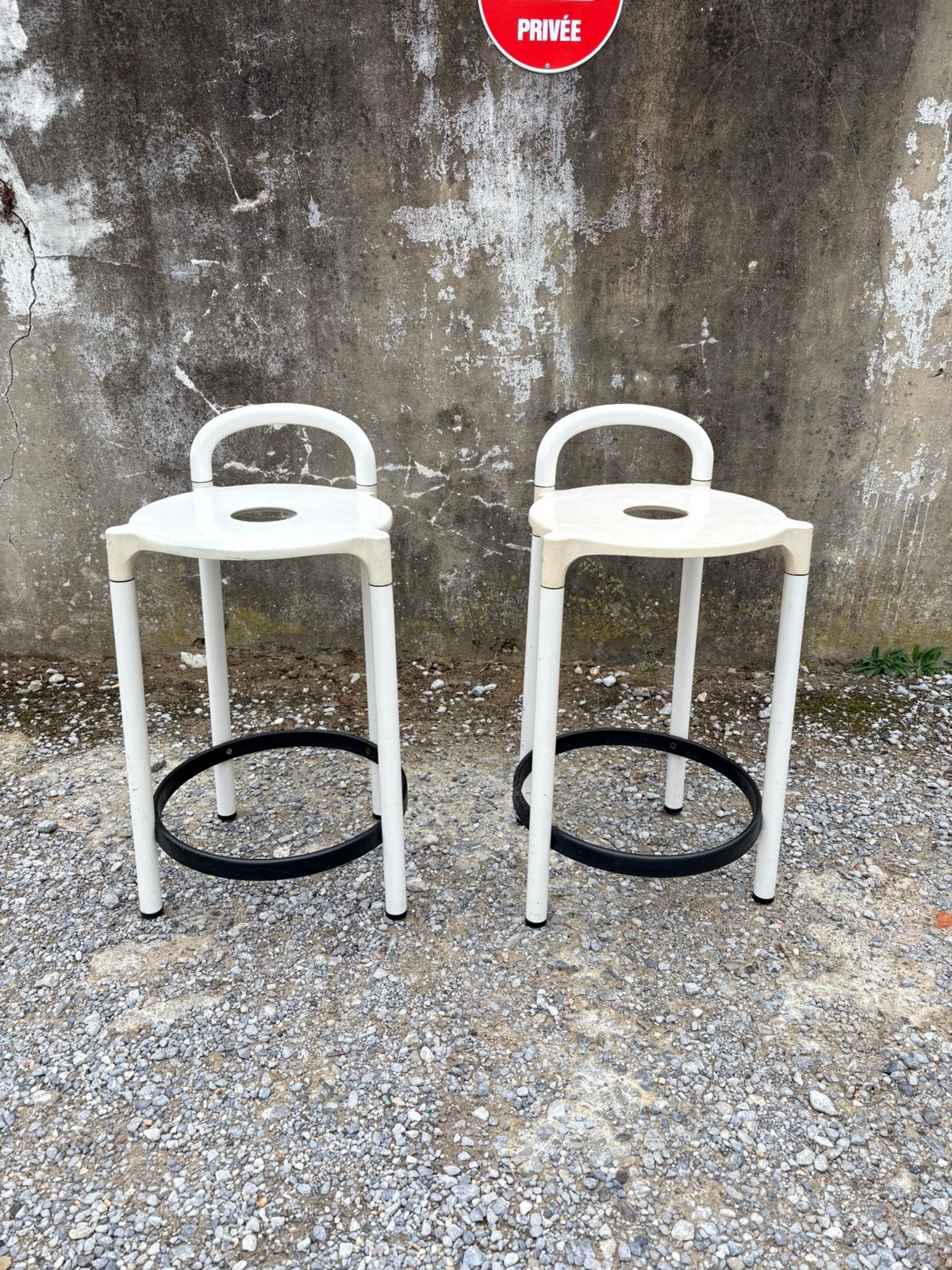 Anna Castelli krukken voor Kartell, jaren 80, Huis en Inrichting, Barkrukken, Ophalen, Zo goed als nieuw