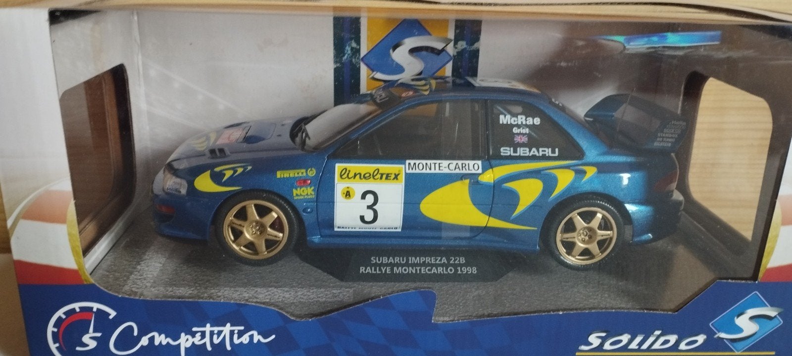 solido subaru Impreza wrc 98 555, Ophalen of Verzenden, Nieuw, Auto, Solido