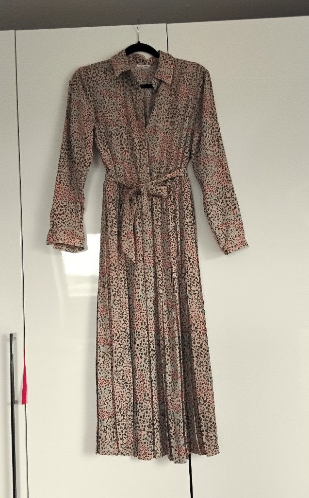 YAYA mooi lang kleed, Vêtements | Femmes, Donker beige/groen, Enlèvement, Comme neuf, Taille 36 (S)