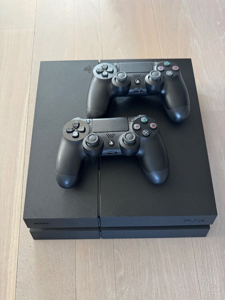 Playstation 4 + controllers + spellen, Games en Spelcomputers, Verzenden, Met 2 controllers, Original, 500 GB