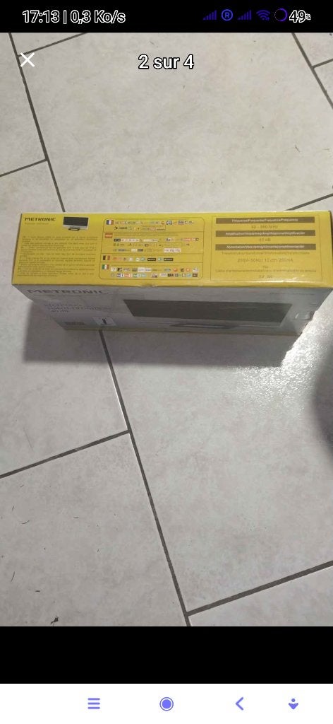 TNT-antenne: de Metronic XP 90 binnenantenne, Audio, Tv en Foto, Schotelantennes, Gebruikt, (Schotel)antenne, Overige merken, Ophalen of Verzenden
