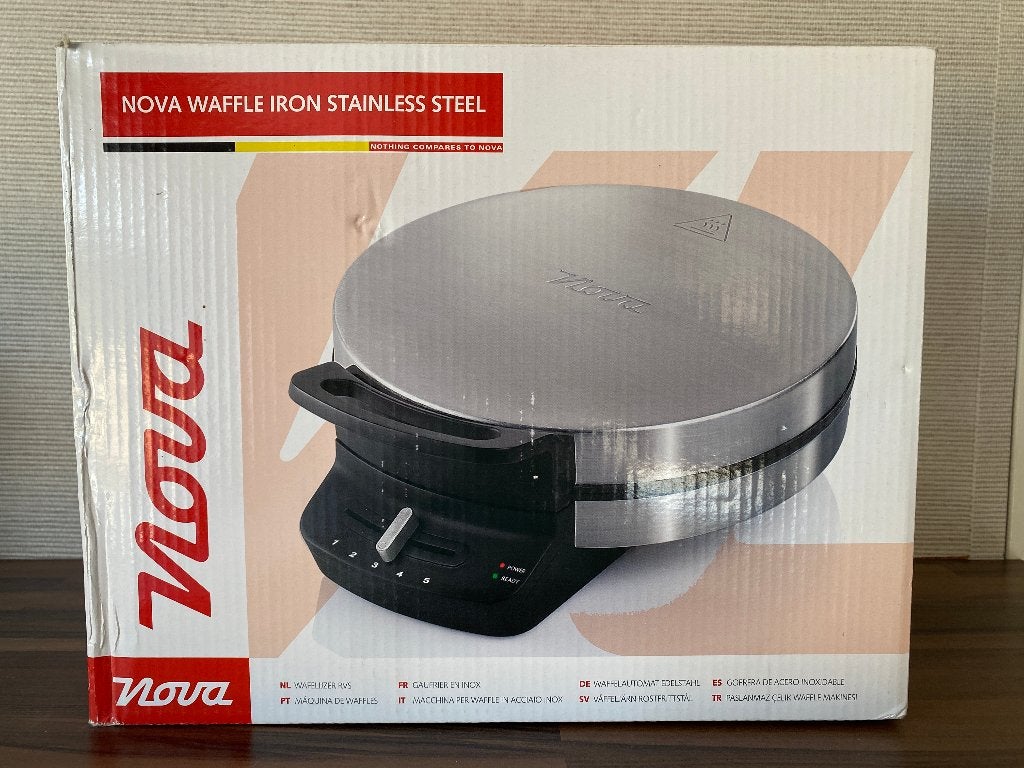 Gaufrier en cœur Nova  - 1200W - Revêtement antiadhésif, Enlèvement ou Envoi, Neuf
