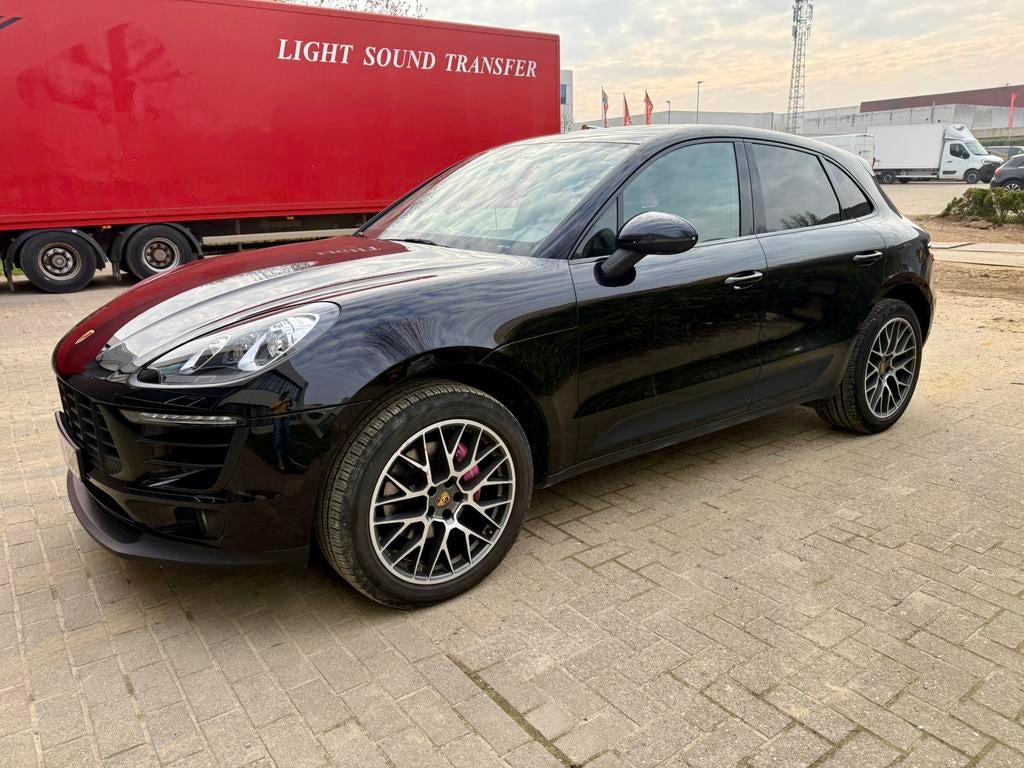 Porsche Macan 2.0 Benzine – 252 PK | Full Option |, Auto's, USB, 4 cilinders, Zwart, Leder