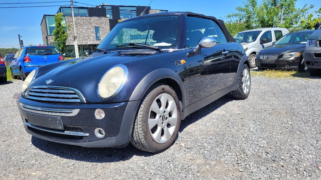 MINI COOPER CABRIO 1.6i AIRCO PDC euro 4 2005, Autos, Mini, Entreprise, Cabriolet, 2 portes, Tissu