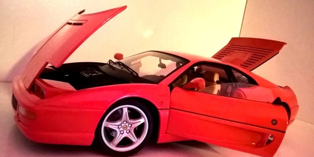 1/18 Ferrari F355 BERLINETTA 1994 HOTWHEELS ELITE, Enlèvement ou Envoi, Comme neuf, Voiture, Hot Wheels