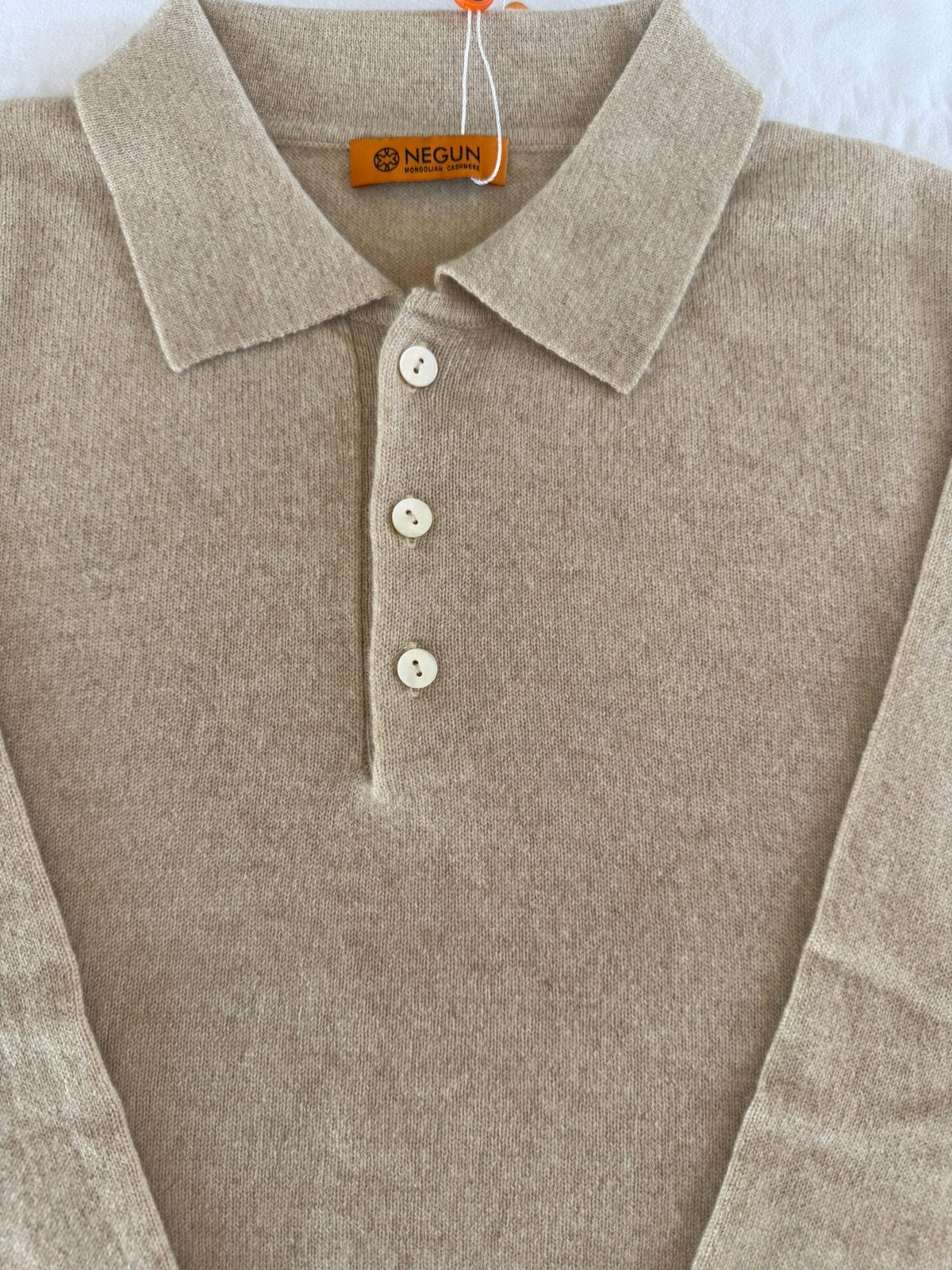Pull en cachemire pour homme., Enlèvement ou Envoi, Neuf, Taille 56/58 (XL), Beige