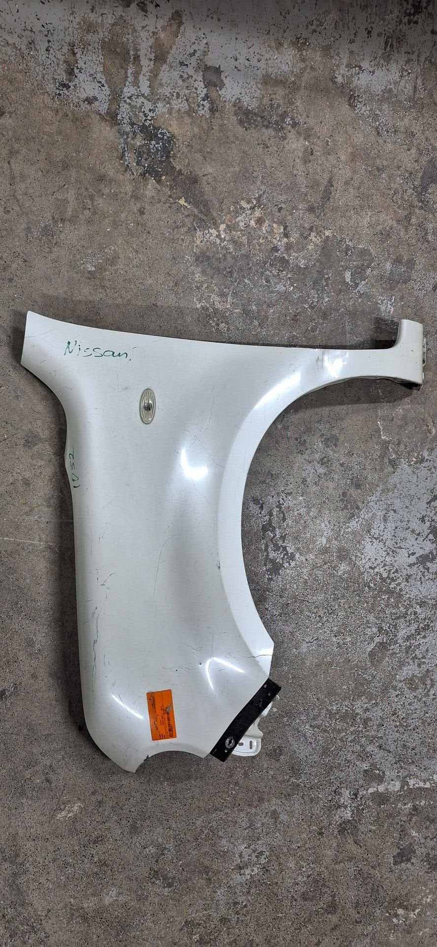 Nissan Cube Spatbord Links-voor 2011 Parelmoer Wit Origineel, -, Garde-boue, Utilisé, -