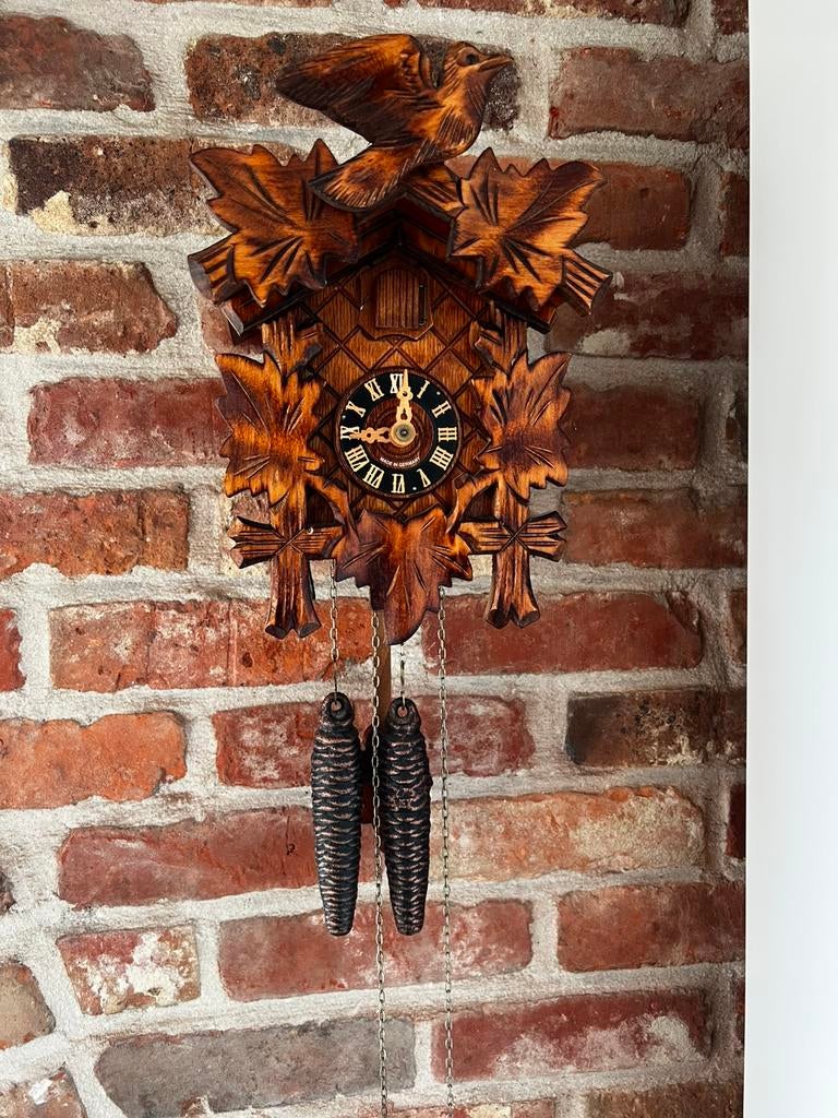Mechanische koekoeksklok, Antiek en Kunst, Ophalen