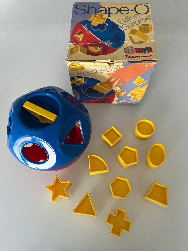 Vintage Tupperware Shape-O - compleet + originele doos, Ophalen of Verzenden, Gebruikt, Ontdekken