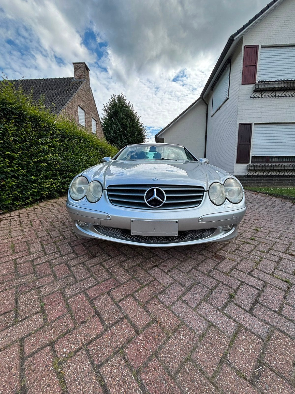 Mercedes-Benz SL350, Auto's, Mercedes-Benz, Automaat, Zwart, Cabriolet, Leder
