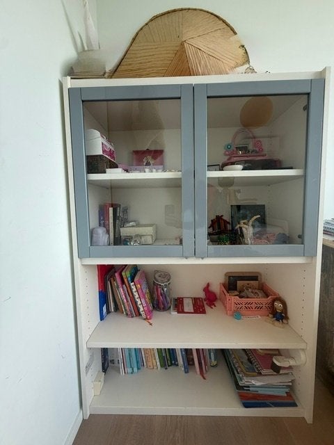 Bed + opzetkast, Ophalen, Gebruikt, Eenpersoons