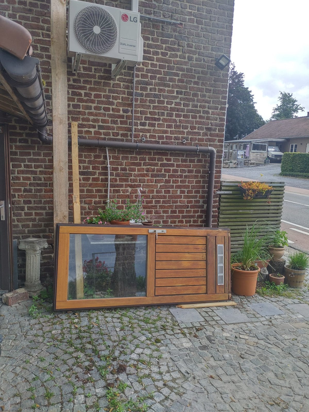 Deur, Ophalen, Zo goed als nieuw, Glas, Buitendeur