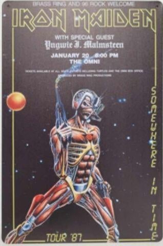 Iron Maiden decoratie bord, lamp, beeld, poster en meer, Ophalen of Verzenden, Nieuw, Overige typen