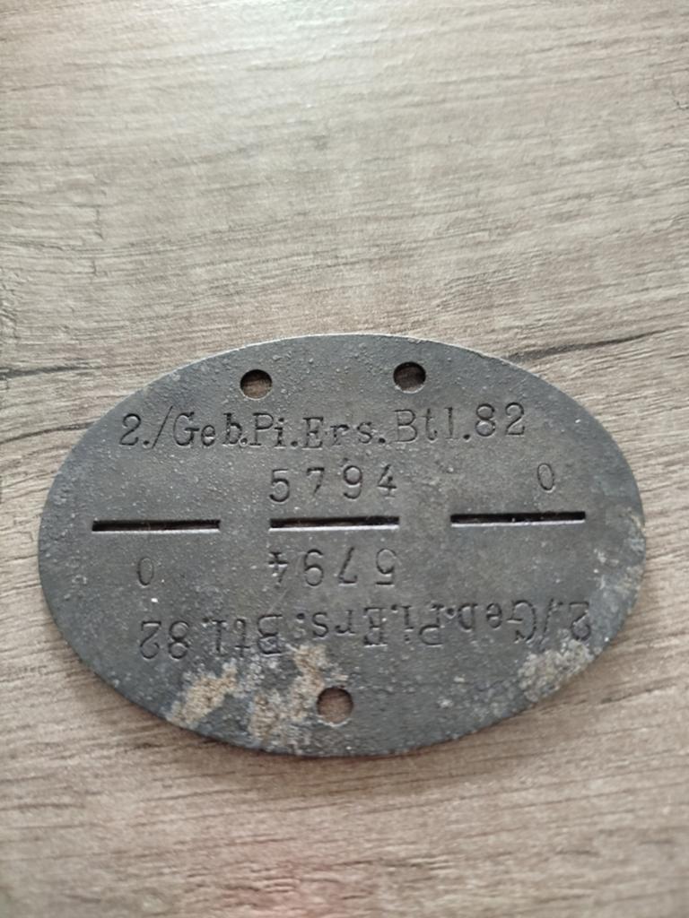 Begirgdjager Erkennungsmarke wo2 duits, Verzamelen, Militaria | Tweede Wereldoorlog, Ophalen of Verzenden