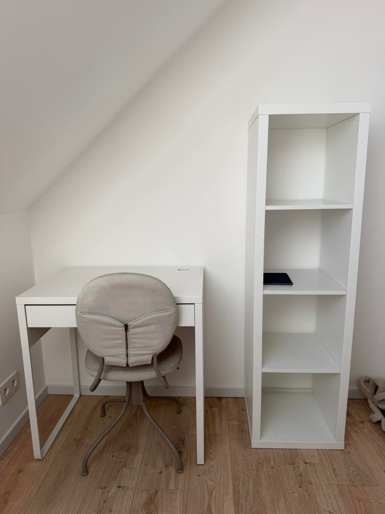 Bureau - bibliothèque - chaise de bureau, Maison & Meubles, Armoires | Bibliothèques, Enlèvement, Comme neuf