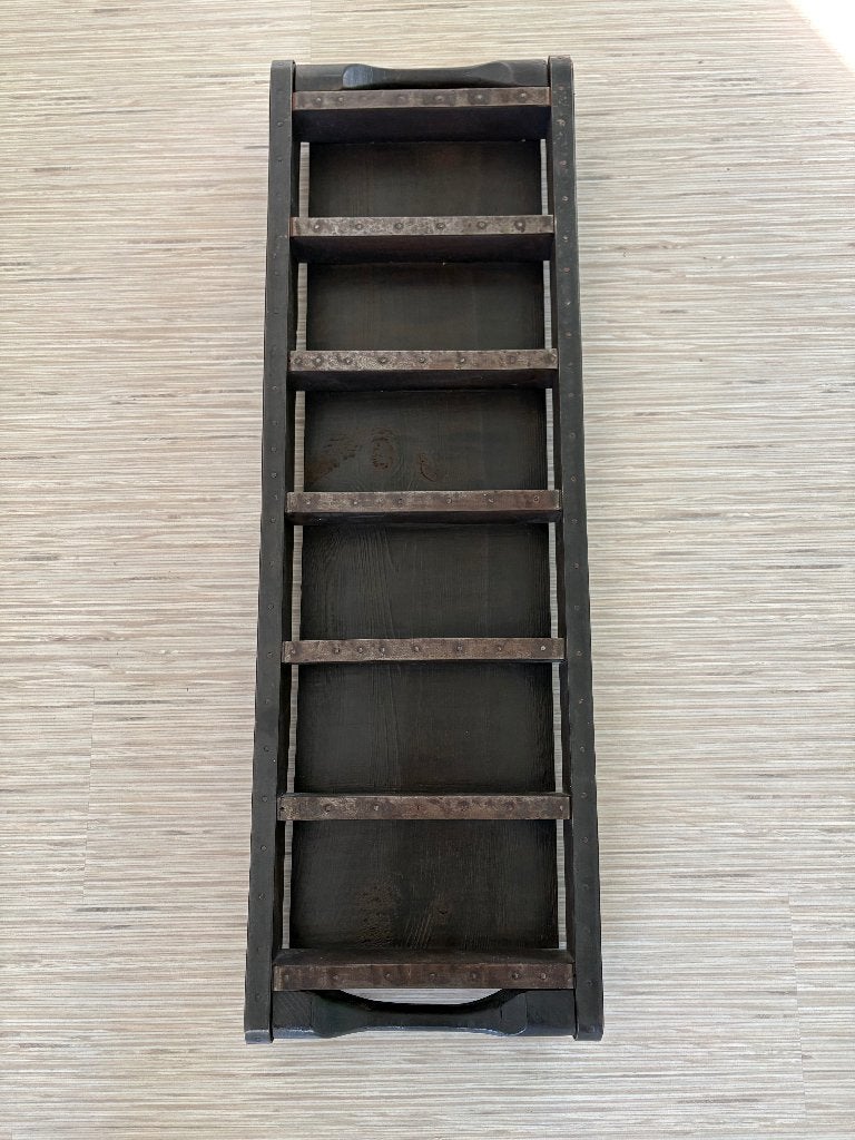 Houten bakstenen mal, Ophalen, Gebruikt
