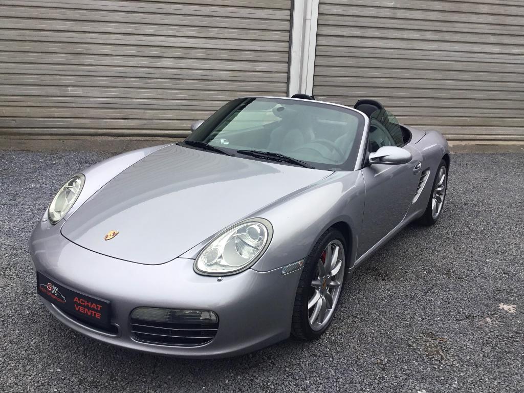 Boxster 3.4S 119000 km full carnet facture, Auto's, Porsche, Achterwielaandrijving, Zwart, Cabriolet, Parkeersensor
