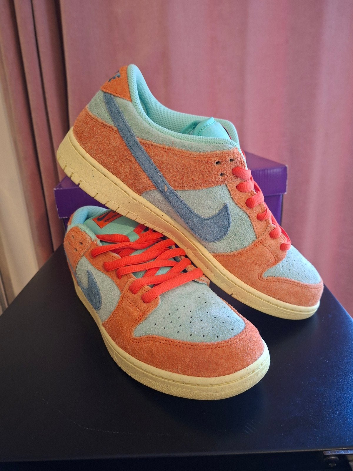Nike SB Dunk Low Pro PRM « Orange Emerald Rise » - Taille 45, Neuf, Enlèvement ou Envoi, Autres couleurs, Nike