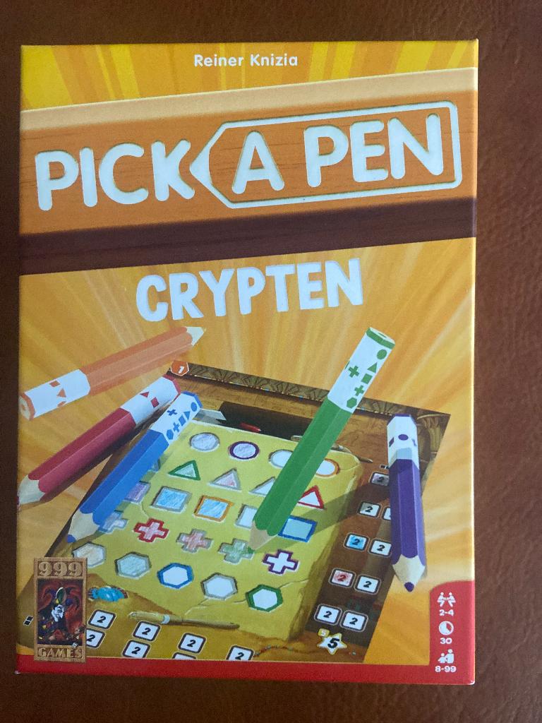 Pick a pen crypten, Drie of vier spelers, Verzenden, Zo goed als nieuw, 999 games