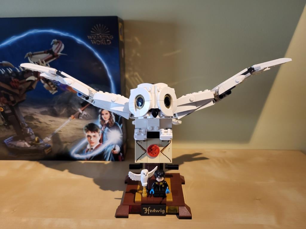 Lego 75979 Harry Potter Hedwig, Ophalen of Verzenden, Zo goed als nieuw, Complete set, Lego