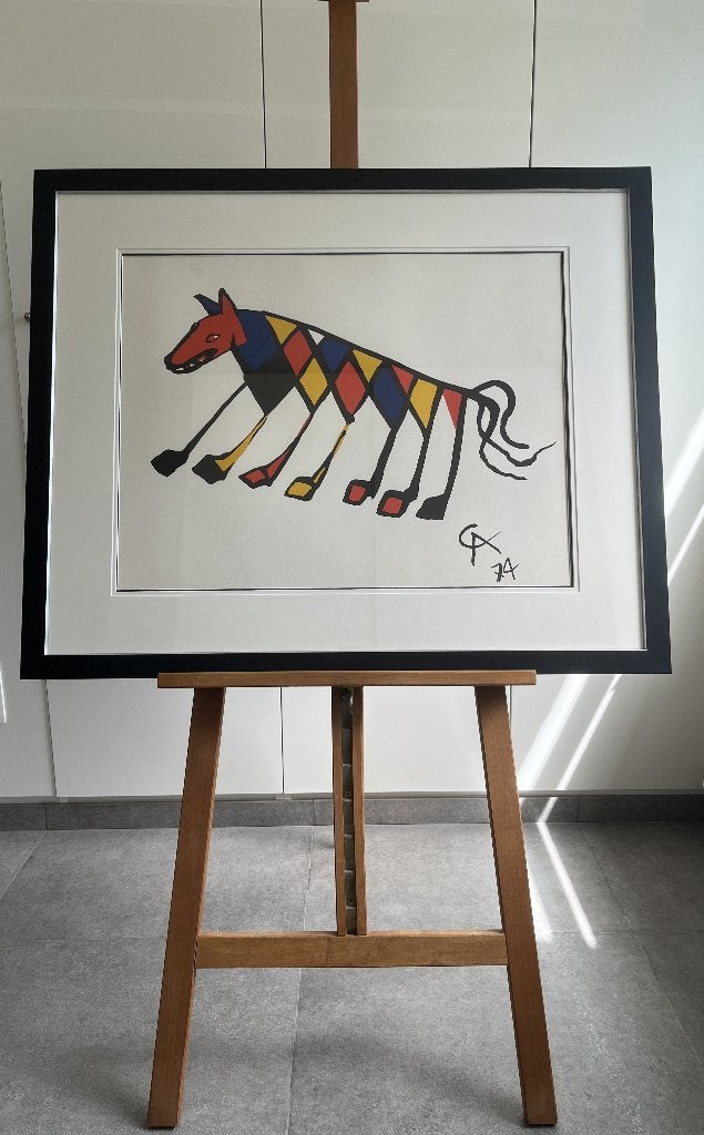 Alexander Calder - Beastie - 1974, Antiek en Kunst, Gelimiteerde oplage, Ophalen, Lithografie
