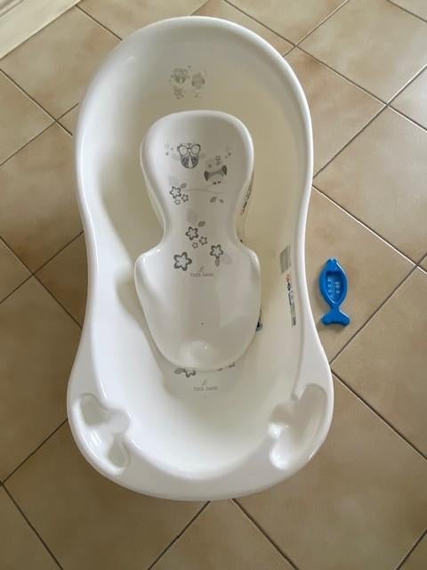 Baignoire pour bébé Tega - blanche - 86 cm, Enfants & Bébés, Bains & Soins, Comme neuf, Baignoire, Autres marques, Enlèvement