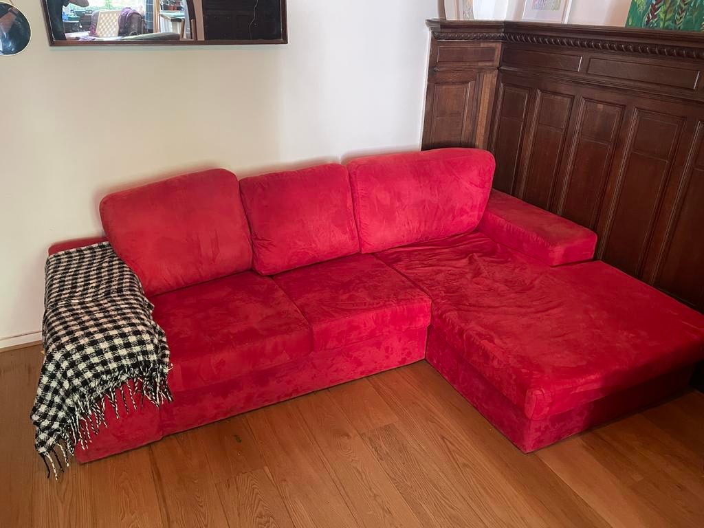 Free couch! Canapé confort!, Ophalen, Gebruikt, Stof, Suèdois