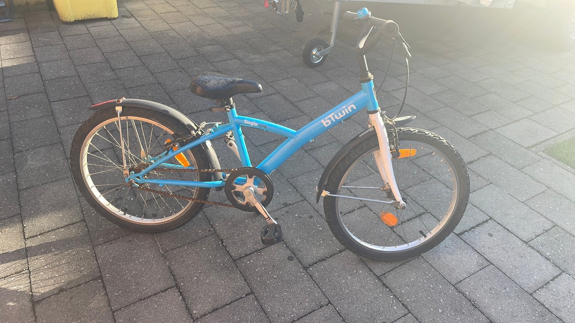 Kinderfiets j/m. 20”, Ophalen, Gebruikt, Velgrem, 20 inch of meer