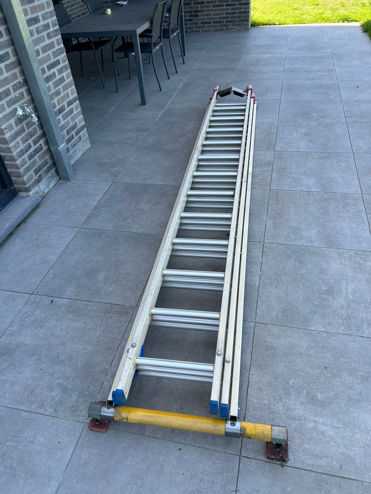 GLASVEZEL 3-deel ladder DEFECT, Pliable ou rétractable/escamotable, Échelle, Enlèvement, Utilisé
