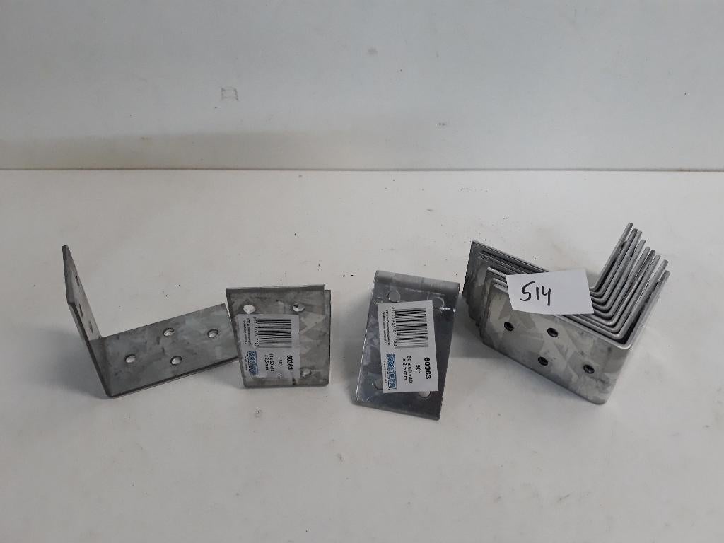 12 x verbindingshoek 60x60, Doe-het-zelf en Bouw, Hout en Planken, Ophalen, Nieuw, Overige typen