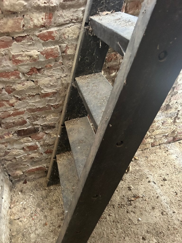 Massief houten trap, Ophalen, Trap