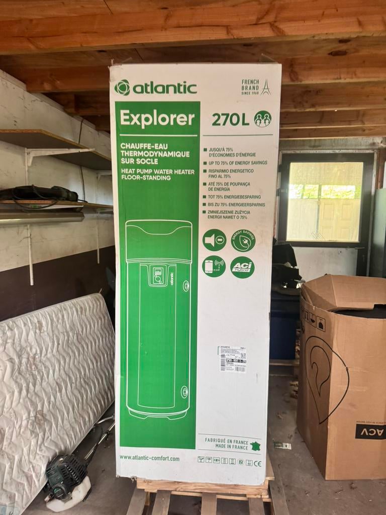 Warmtepomp boiler atlantic, Doe-het-zelf en Bouw, Ophalen, Boiler