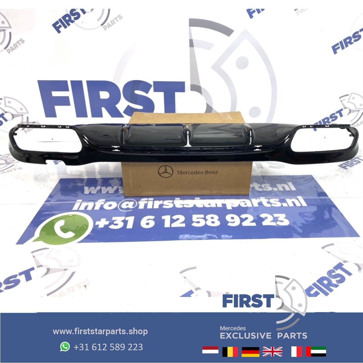 W213 E63 S ACHTERBUMPER DIFFUSER E KLASSE 2016-2020 originee, Utilisé, -, -, Enlèvement ou Envoi