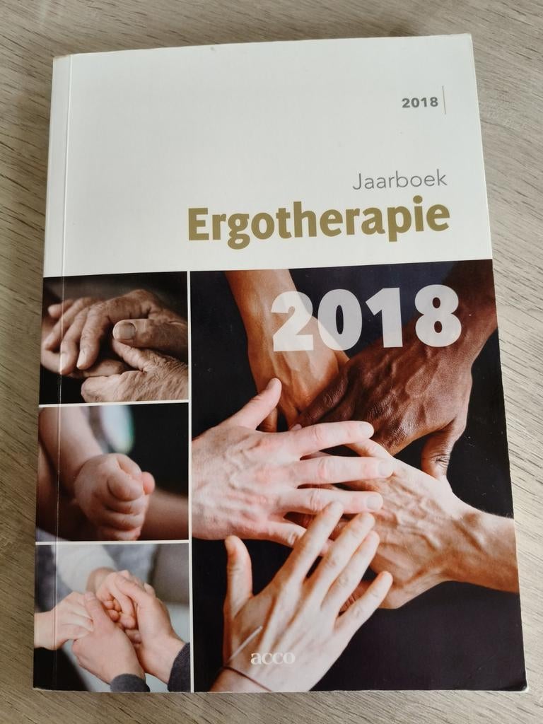 Vlaams Ergotherapeutenverbond - Jaarboek ergotherapie 2018, Ophalen of Verzenden, Vlaams Ergotherapeutenverbond