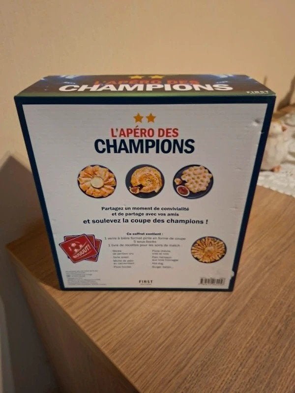 Franse geschenkset 'Coffret l'apéro des champions', Verzamelen, Ophalen of Verzenden, Zo goed als nieuw, Overige typen