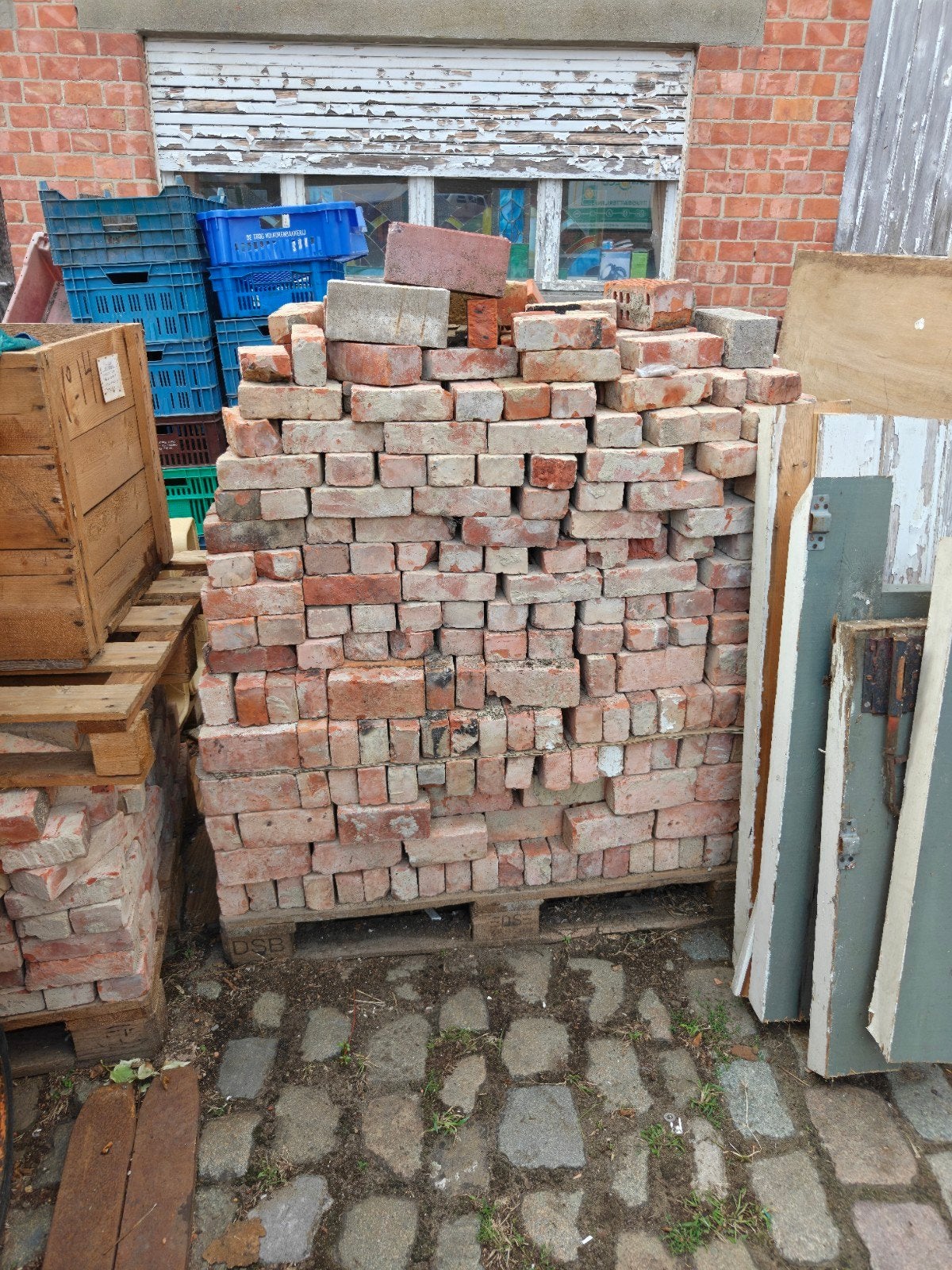 bakstenen 1000 stuks, Doe-het-zelf en Bouw, Metselstenen, Ophalen, Bakstenen